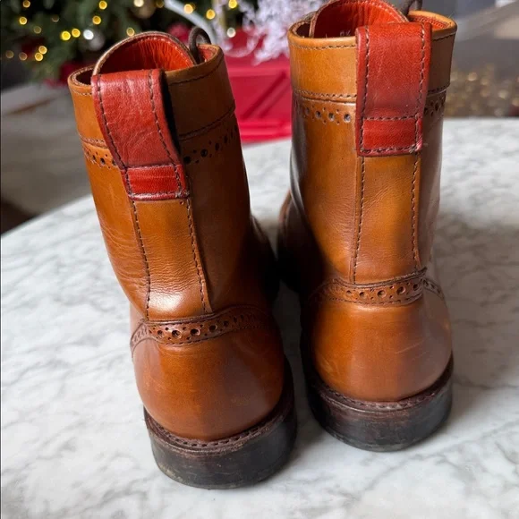 Allen Edmonds Dalton Wingtip Dress Boot M 8.5 Walnut  display picture 1